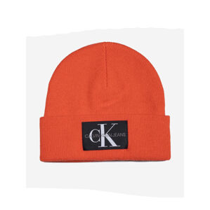 Calvin Klein pánská oranžová čepice - OS (S04)